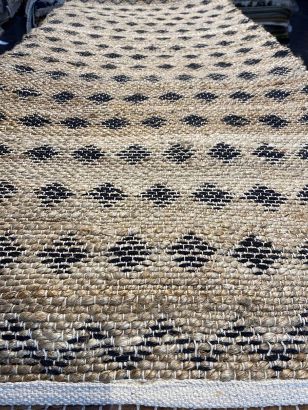 2' 00" x 5' 00" Hemp And Leather- India