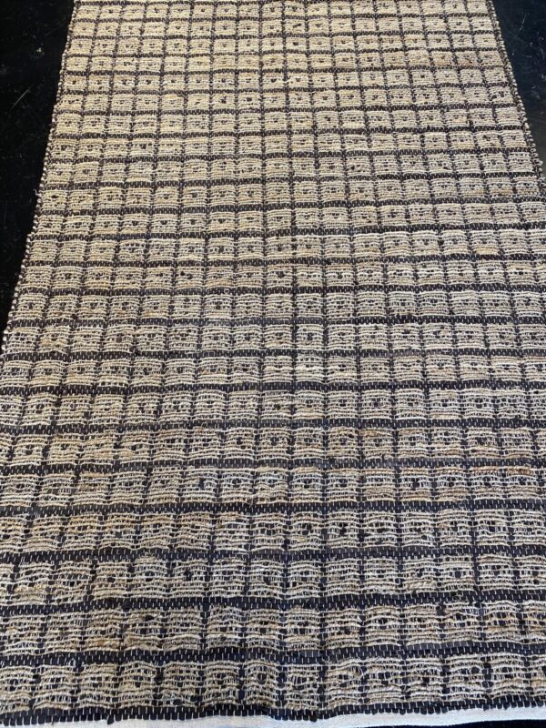 5' 00" x 8' 00" Hemp And Leather- India