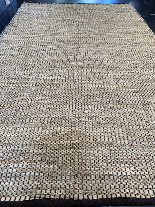 4' 00" x 6' 00" Hemp And Leather- India