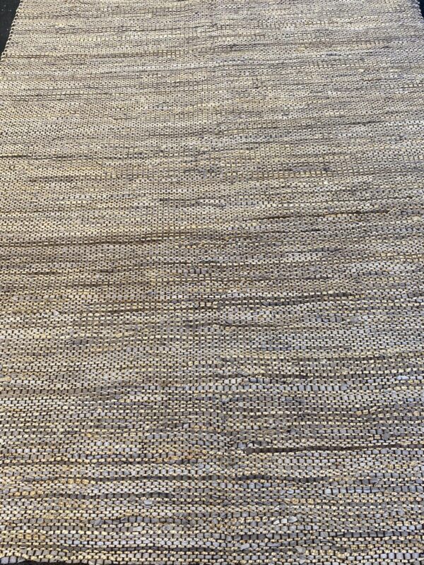 5' 00" x 8' 00" Hemp And Leather- India