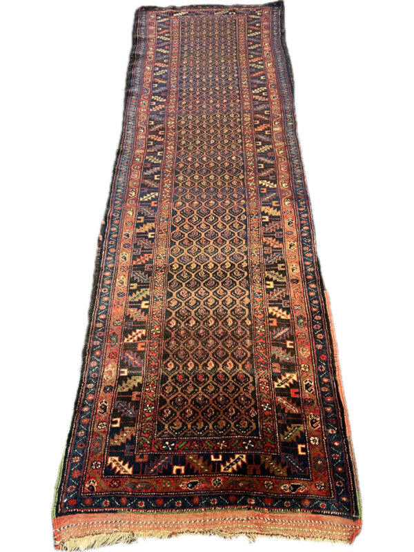3' 07" x 11' 09" Kurdish Design - Iran