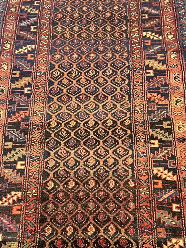 3' 07" x 11' 09" Kurdish Design - Iran