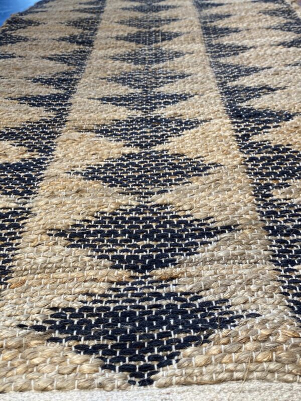 2' 00" x 5' 00" VT31 Design - Hemp And Leather Material