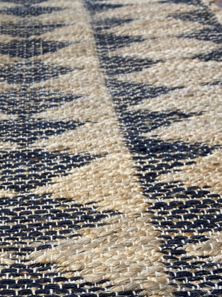 2' 00" x 5' 00" VT31 Design - Hemp And Leather Material