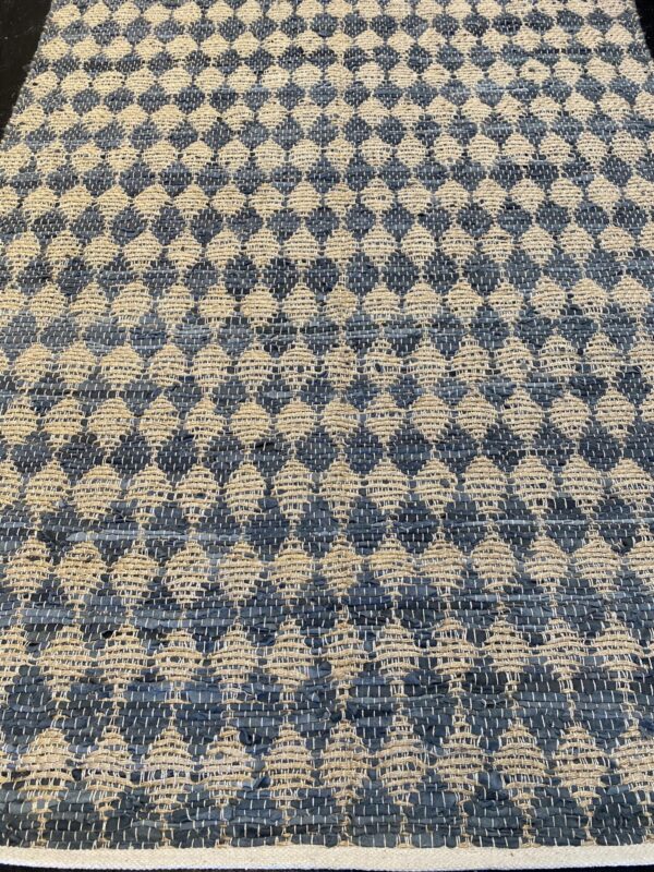 4' 00" x 6' 00" Hemp And Leather- India