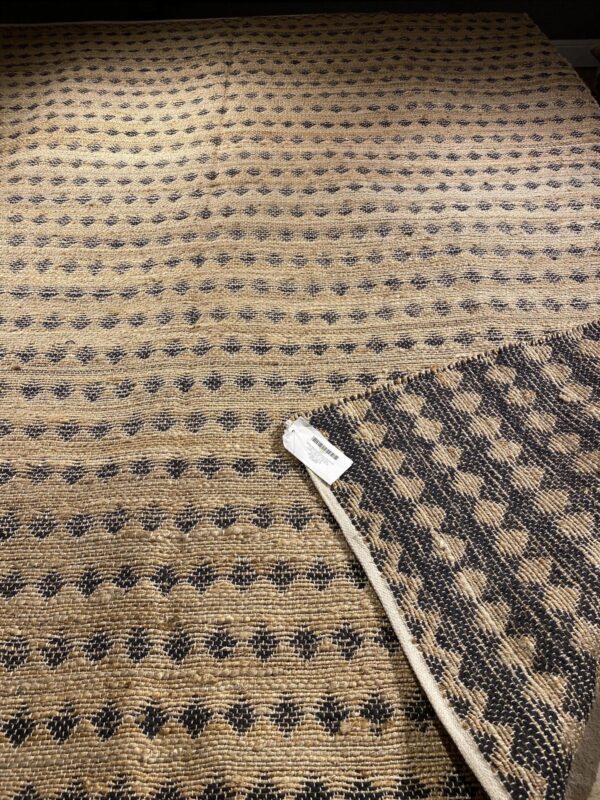 8' 00" x 10' 00" Hemp And Leather- India