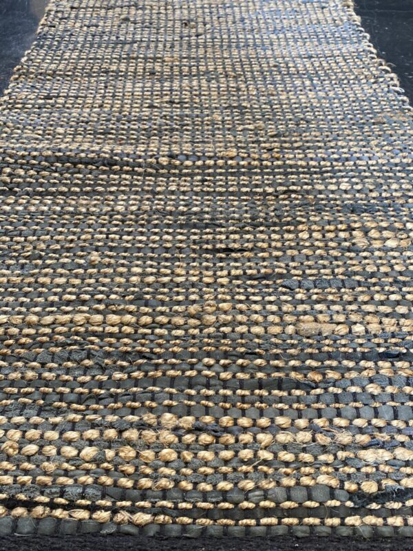 2' 00" x 5' 00" Hemp And Leather- India