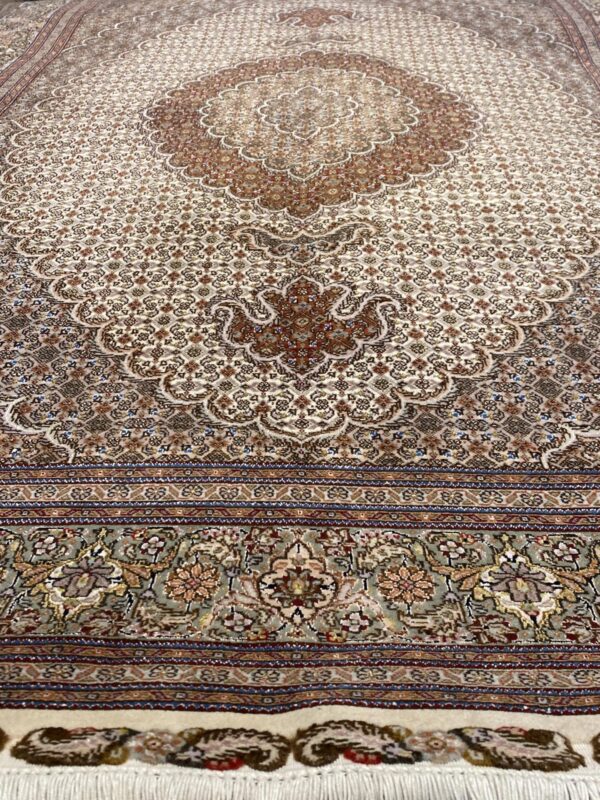 4' 11" x 7' 00" Wool & Silk- Iran - Image 2