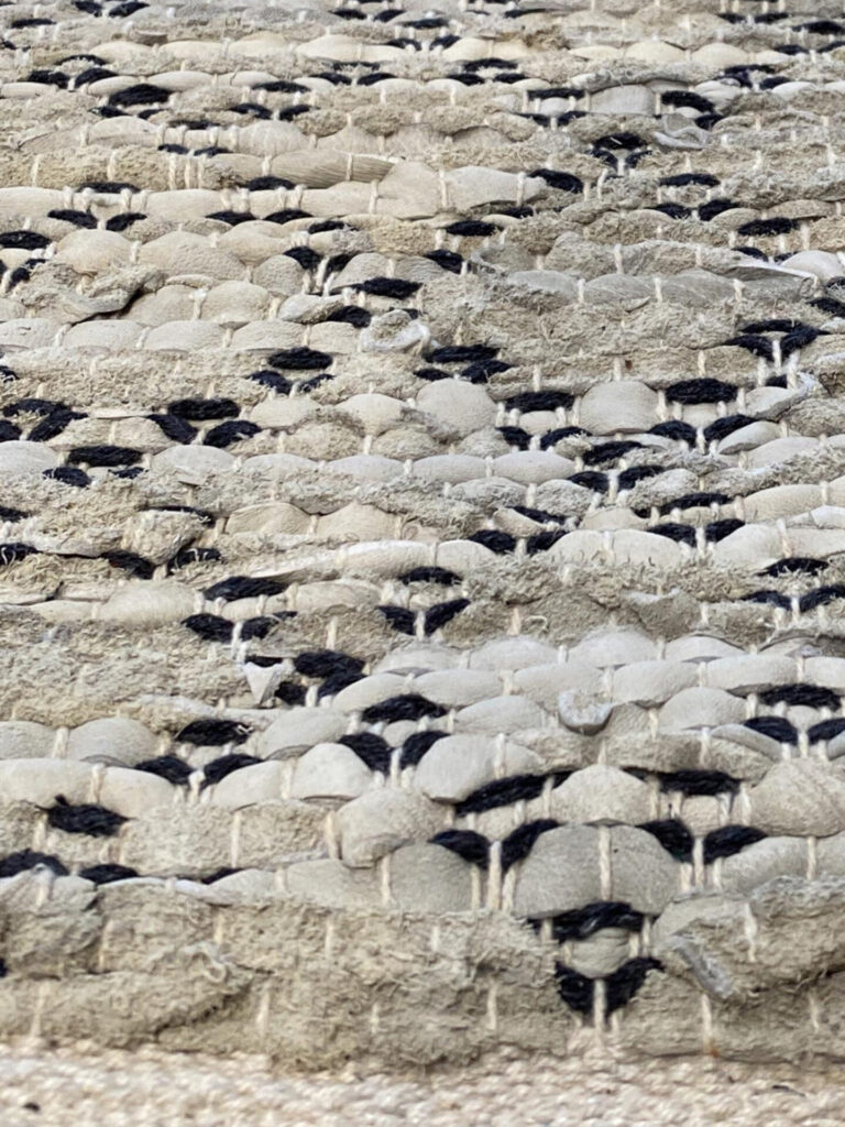 2' 00" x 5' 00" VT14 Design - Hemp And Leather