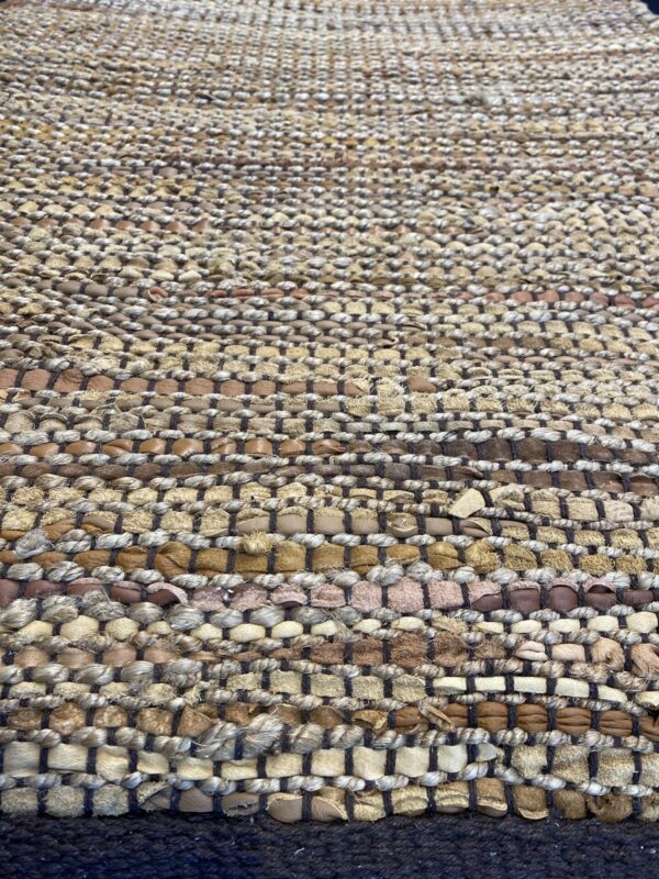 2' 00" x 5' 00" Hemp And Leather- India