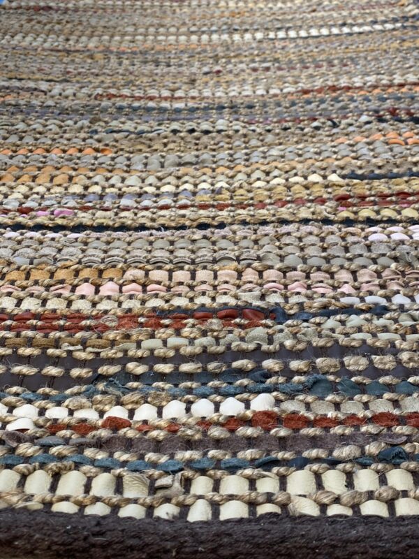 2' 00" x 5' 00" Hemp And Leather- India
