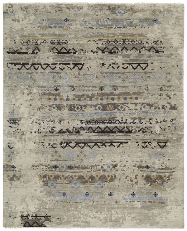 2' 00" x 3' 00" Wool And Viscose- India