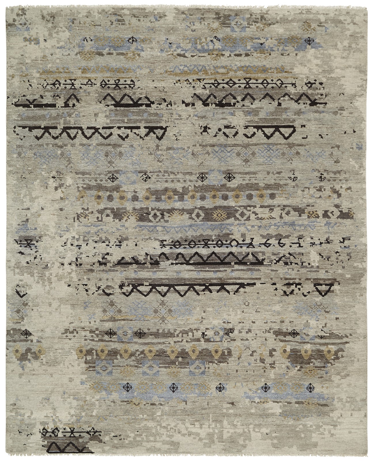 2' 00" x 3' 00" Wool And Viscose- India
