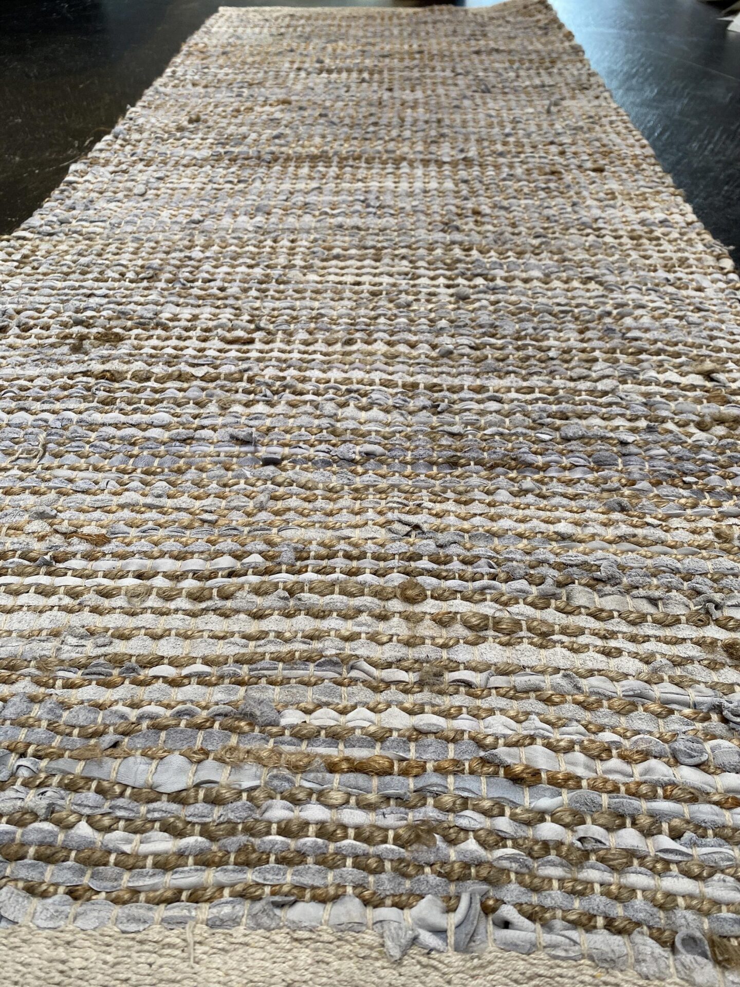 2' 00" x 5' 00" Hemp And Leather- India