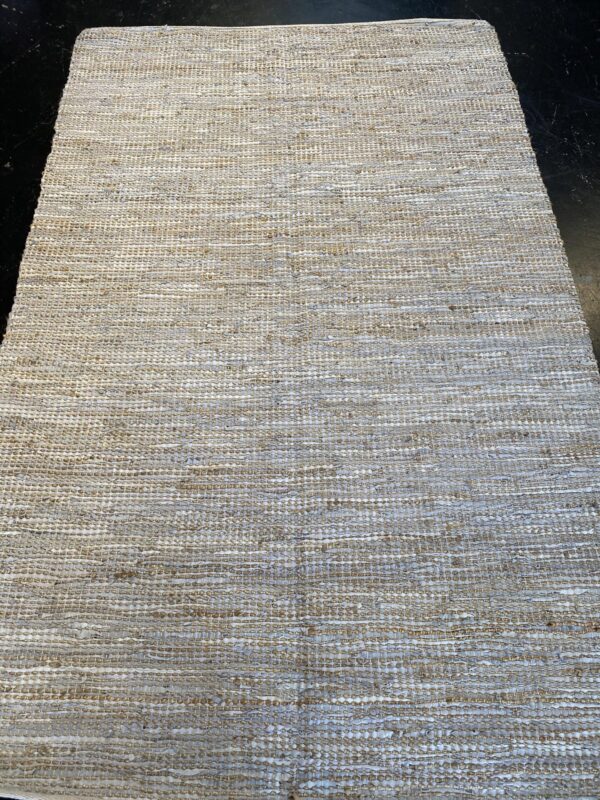 5' 00" x 8' 00" Hemp And Leather- India