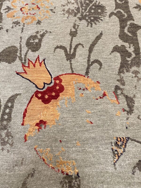 2' 03" x 3' 00" Wool & Silk- Nepal