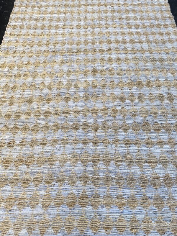 5' 00" x 8' 00" Hemp And Leather- India