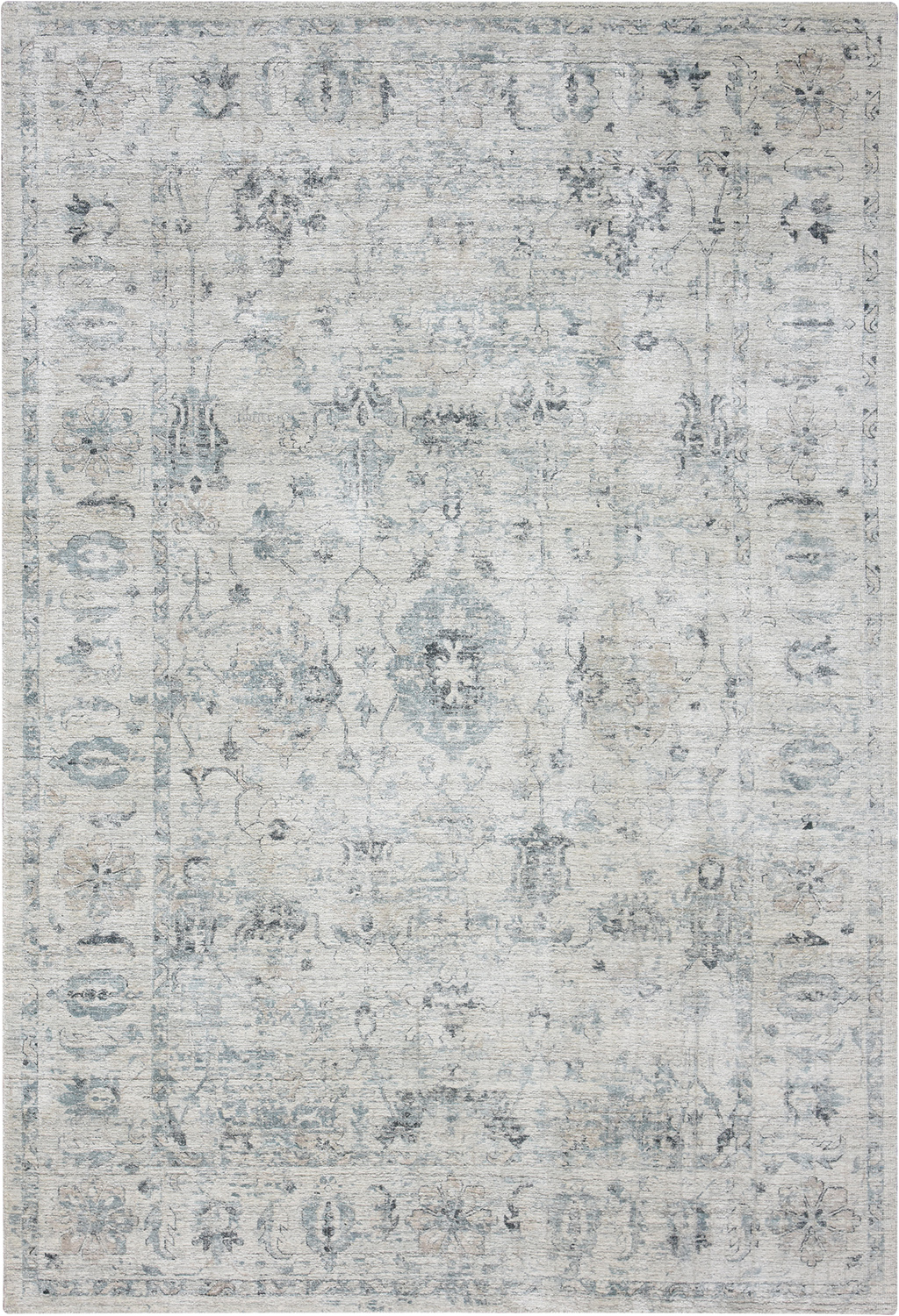 3' 00" x 4' 11" India- Wool And Viscose