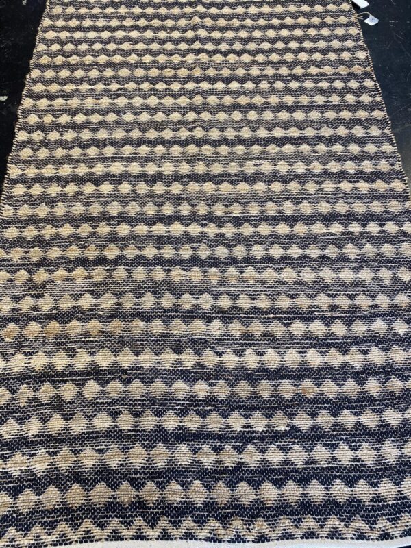 5' 00" x 8' 00" Hemp And Leather- India