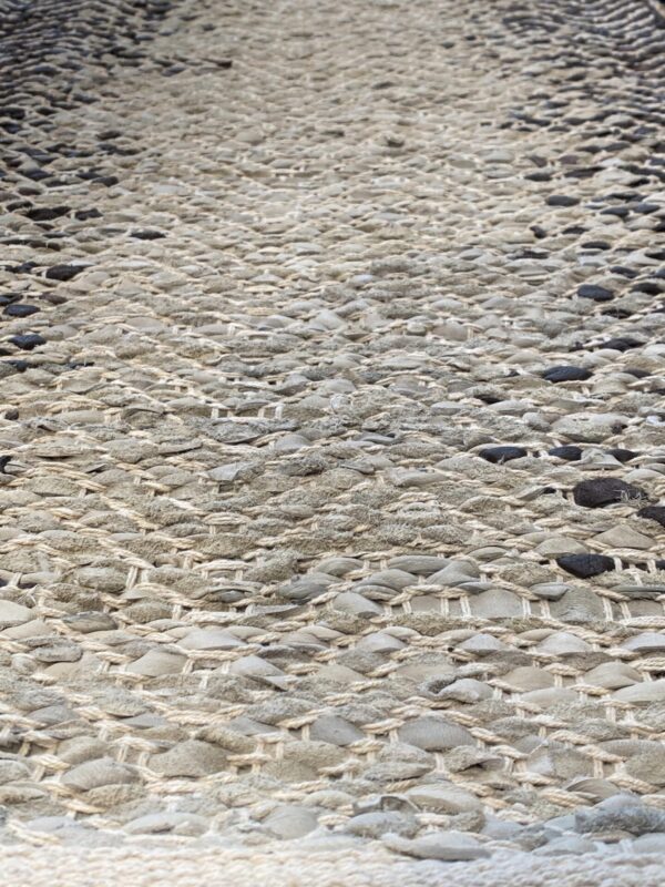 2' 00" x 5' 00" Hemp And Leather- India