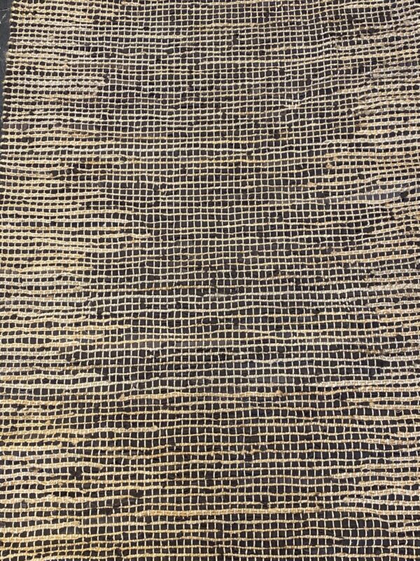 3' 00" x 5' 00" Leather And Viscose- India