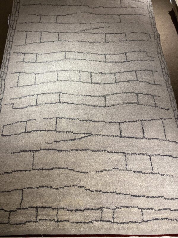 4' 02" x 6' 01" Berber Design - India
