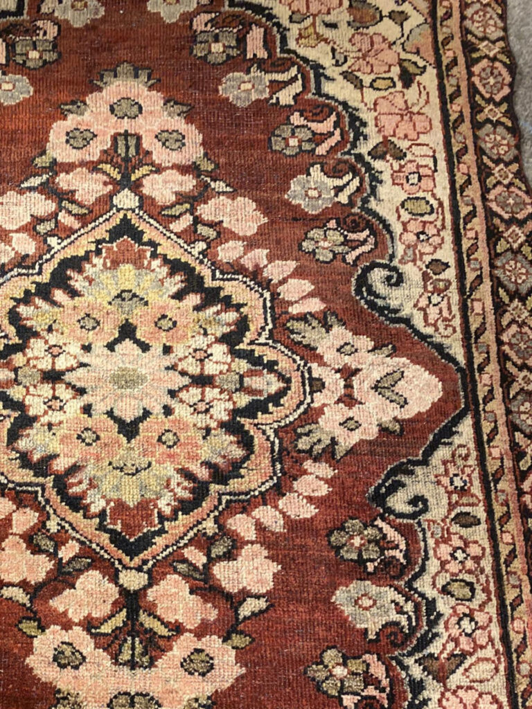 3' 09" x 6' 01" Sarouk Design - Iran