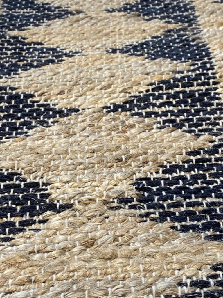 2' 00" x 5' 00" VT31 Design - Hemp And Leather