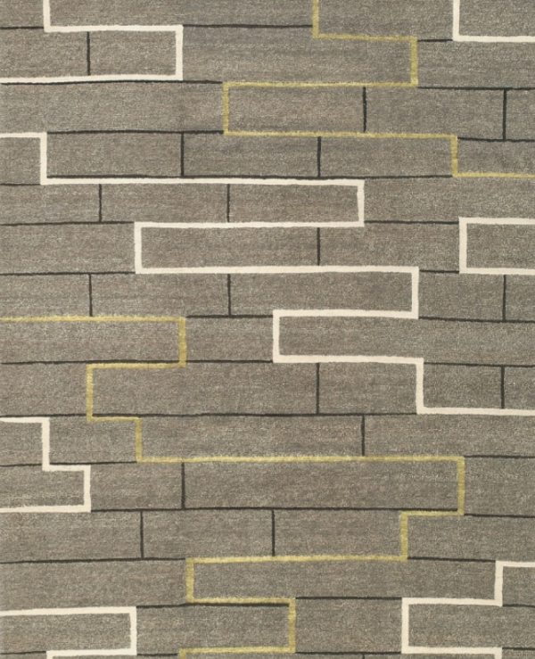 2' 00" x 3' 00" Construct Green Rug - Image 2
