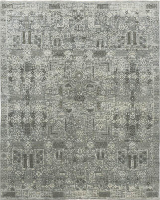 2' 00" x 3' 00" Wool & Silk- 4150