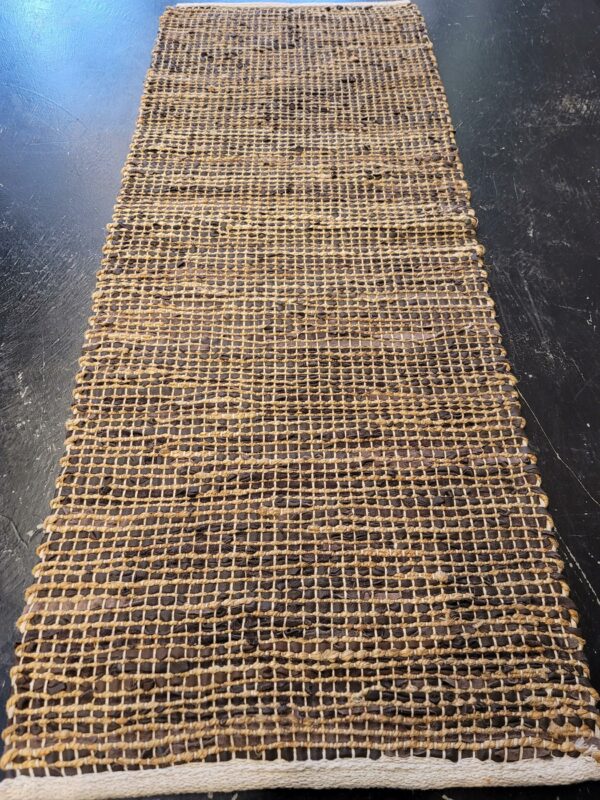 2' 00" x 5' 00" Hemp And Leather- 4140