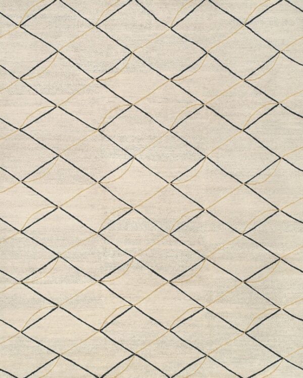 2' 00" x 3' 00" Archloop Yellow Rug- 4161