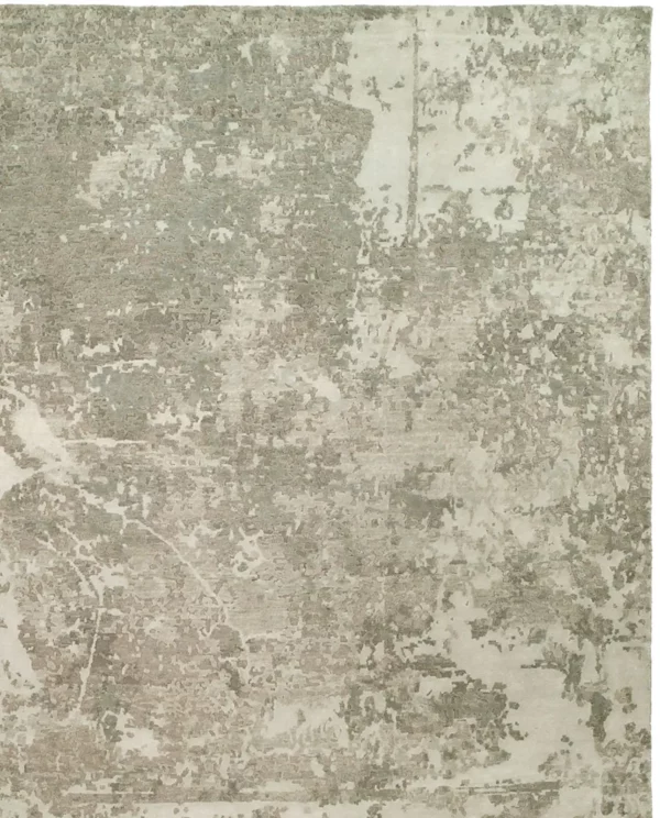 3' 01" x 4' 11" Wool And Viscose From India - Image 2