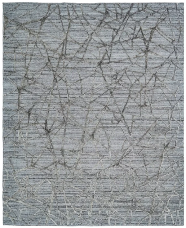 3' 06" x 5' 05" Wool And Viscose Rug From India
