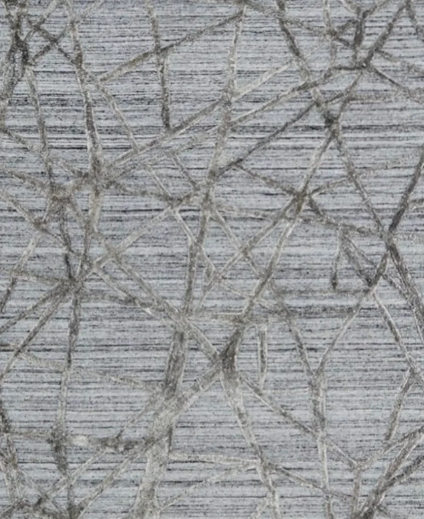 3' 06" x 5' 05" Wool And Viscose Rug From India