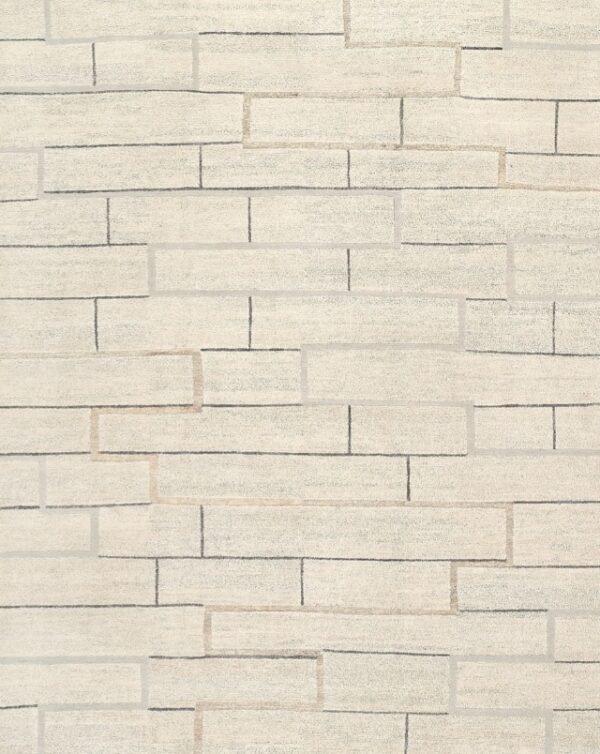 2' 00" x 3' 00"  Neutral Wool Rug- 4160