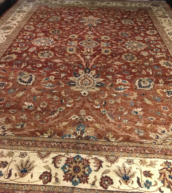 11' 05" x 15' 00" Wool Rectangle Rug- 4344 - Image 2