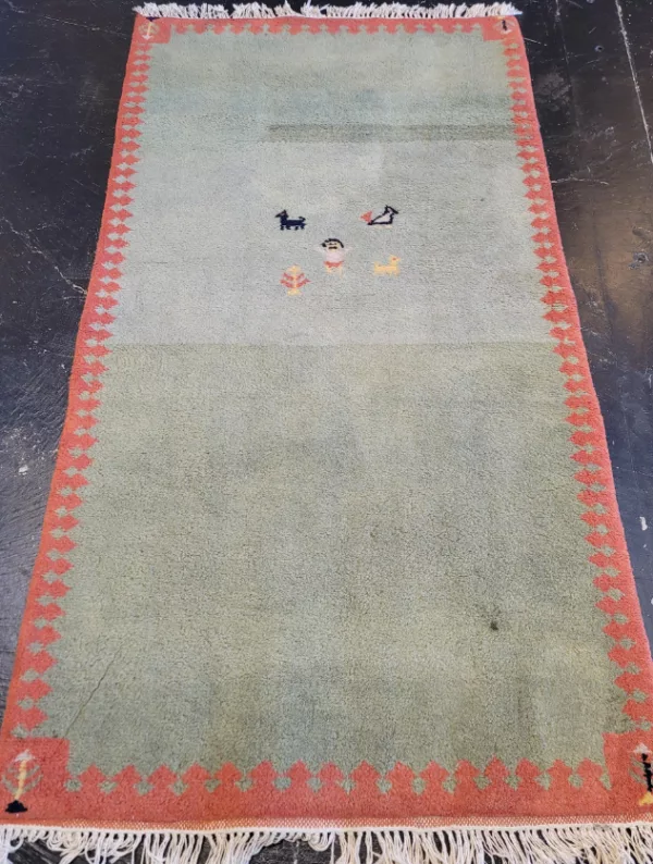 2' 10" x 5' 02" Wool Rug- 4966 - Image 2