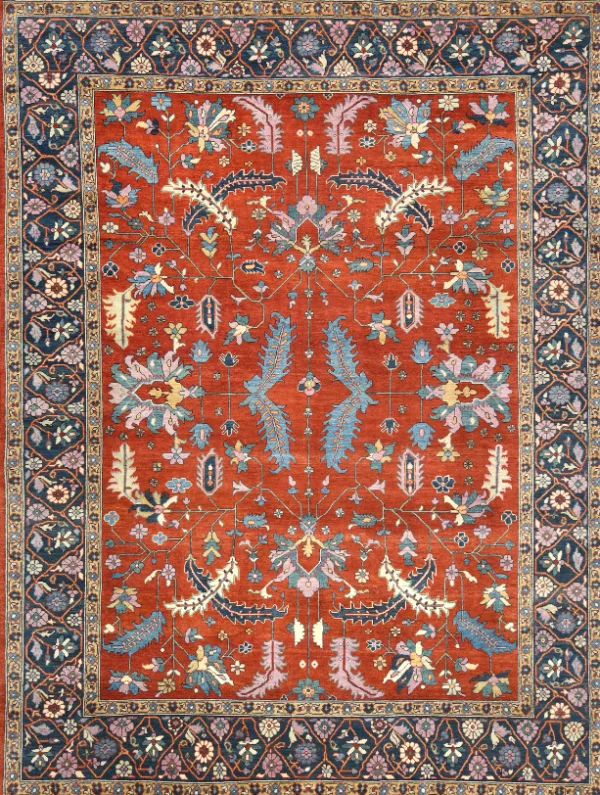 8' 09" x 11' 07" Wool Heriz Rug- 5269 - Image 2