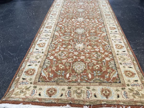 2' 07" x 11' 10" Wool Vintage Rug- 5439 - Image 2