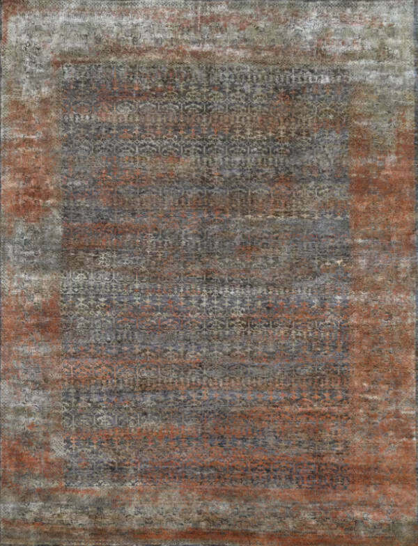 9' 00" x 11' 10" Indigo Rug Collection- 5730 - Image 2