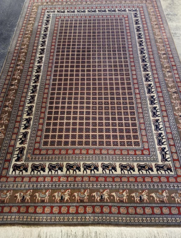 6' 00" x 9' 00" Wool & Silk Rug- 5842 - Image 2