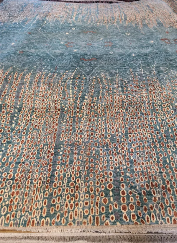 9' 05" x 12' 00" Wool & Silk Rug- 5944 - Image 2