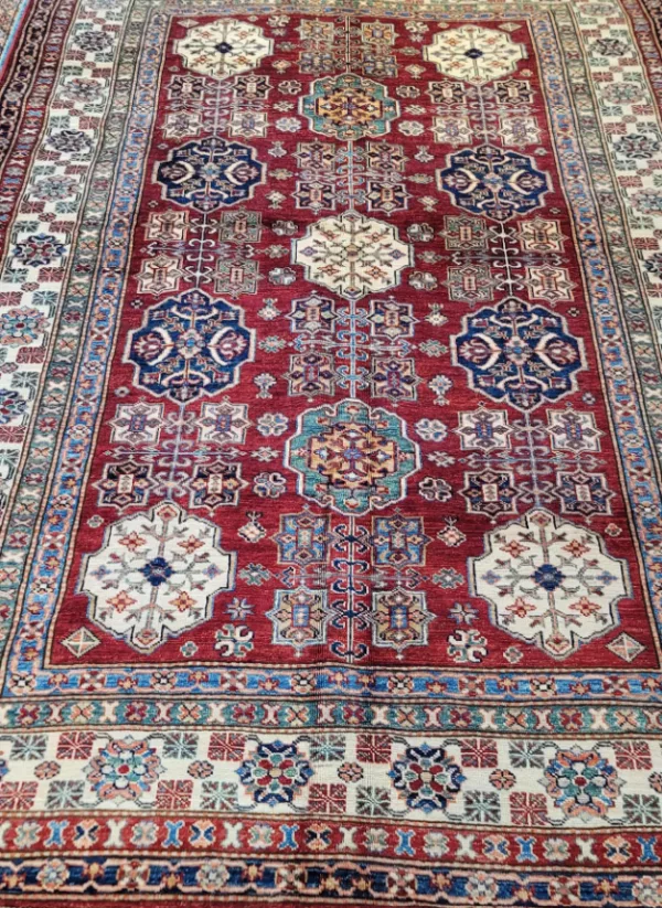 5' 08" x 8' 02" Wool Kazak Rug- 6358 - Image 2