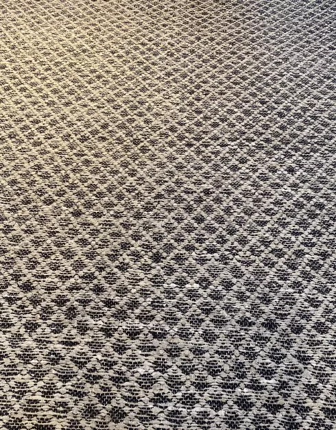 8' 00" x 10' 00" Hemp and Leather Rug- 4317