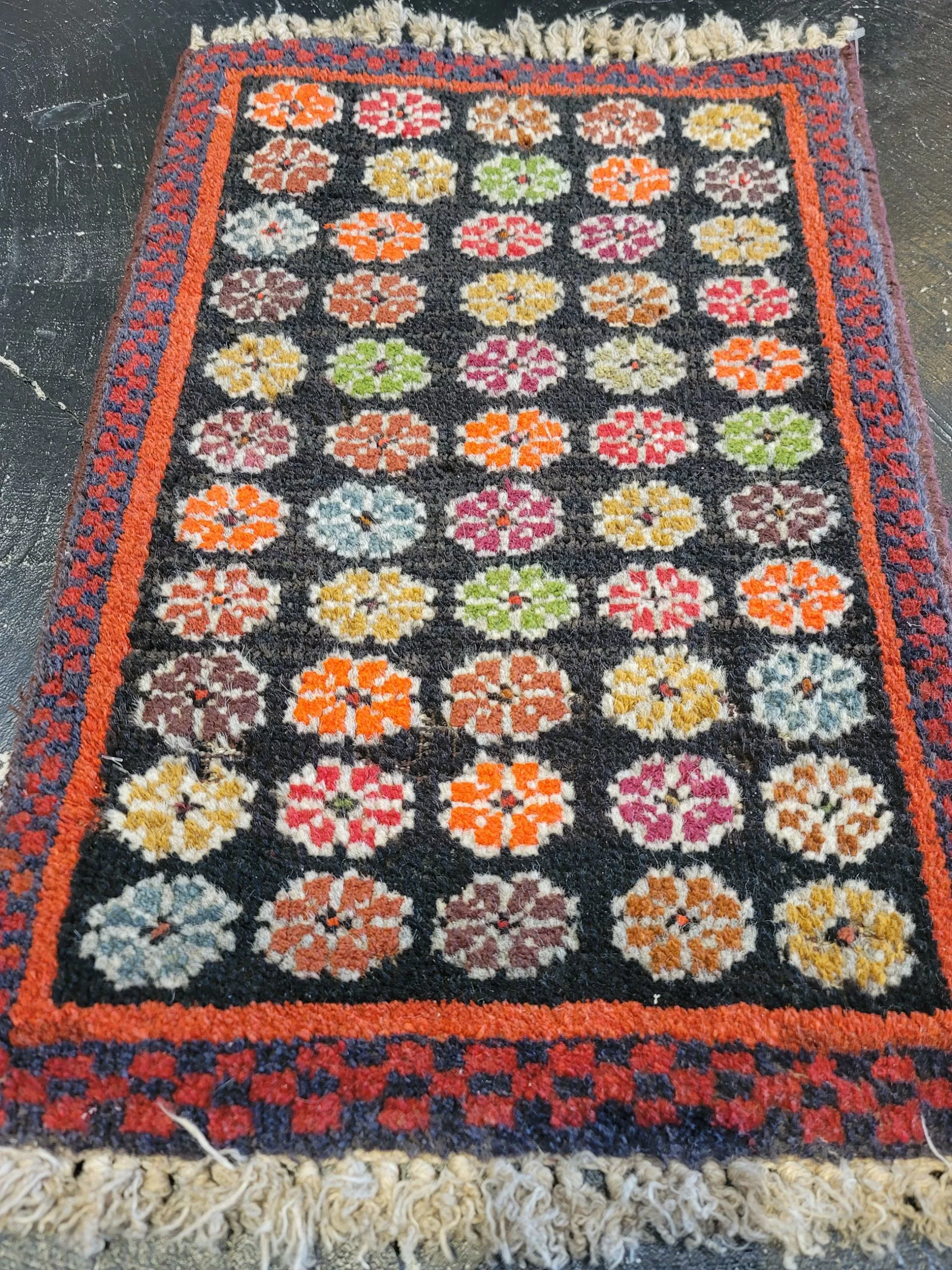 1' 06" x 2' 02" Wool Rug- 4963