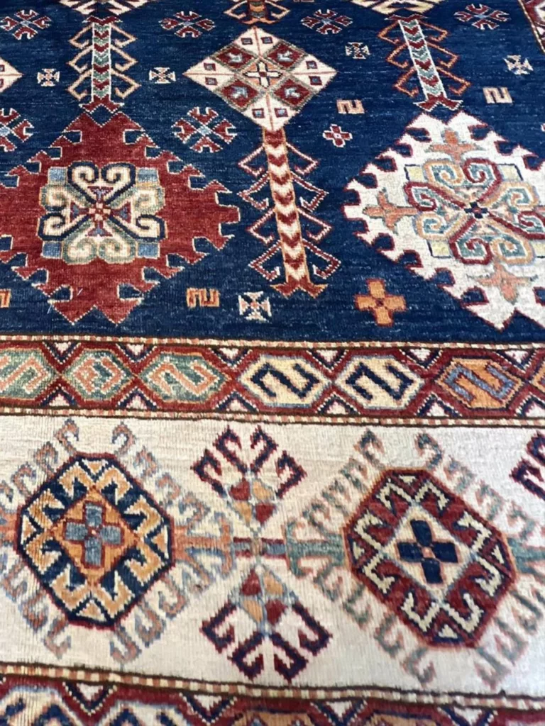 8' 00" x 9' 05" Kazak Design Pakistani Rug