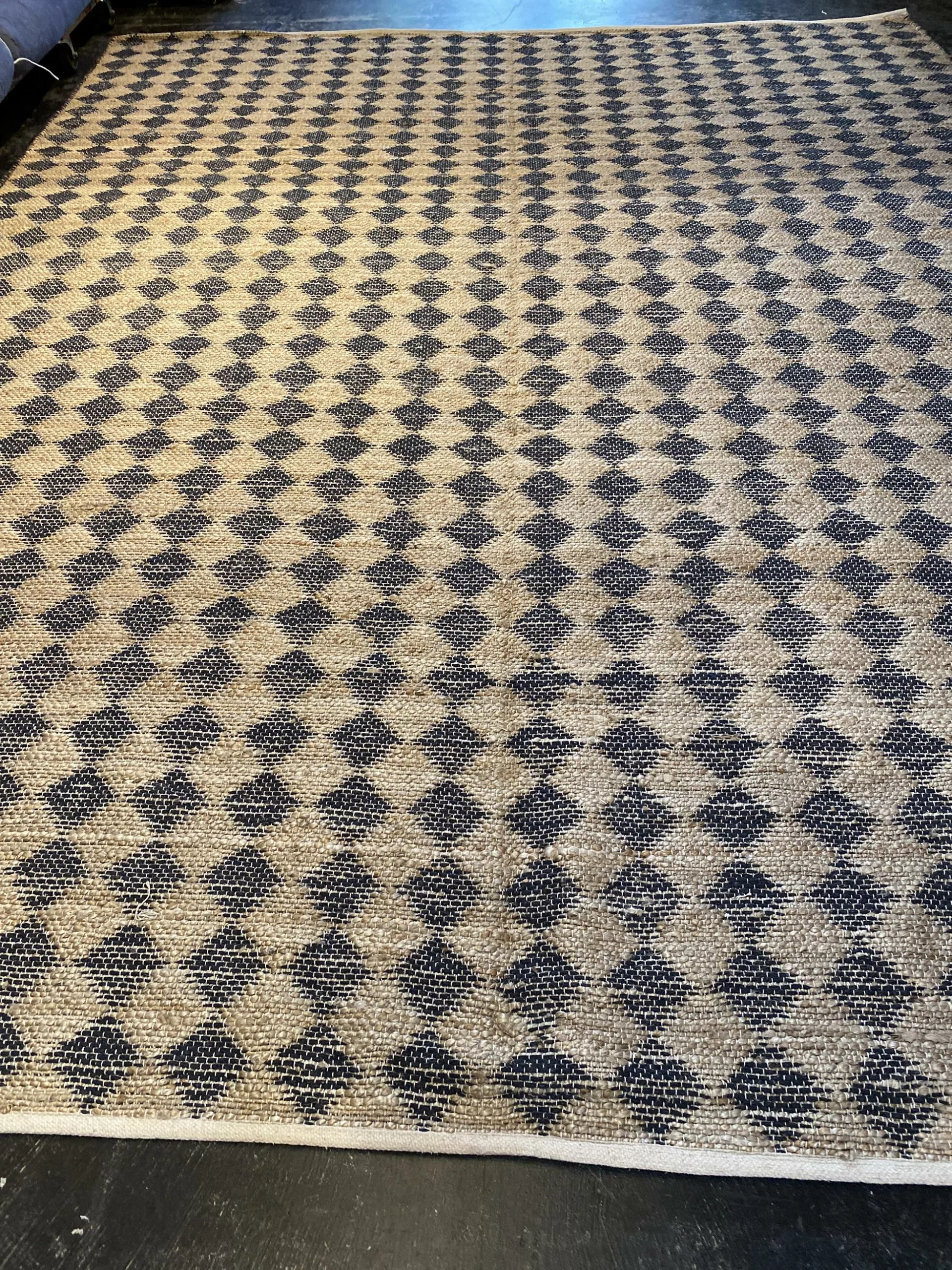 9' 00" x 12' 00" Hemp And Leather Rug -4320