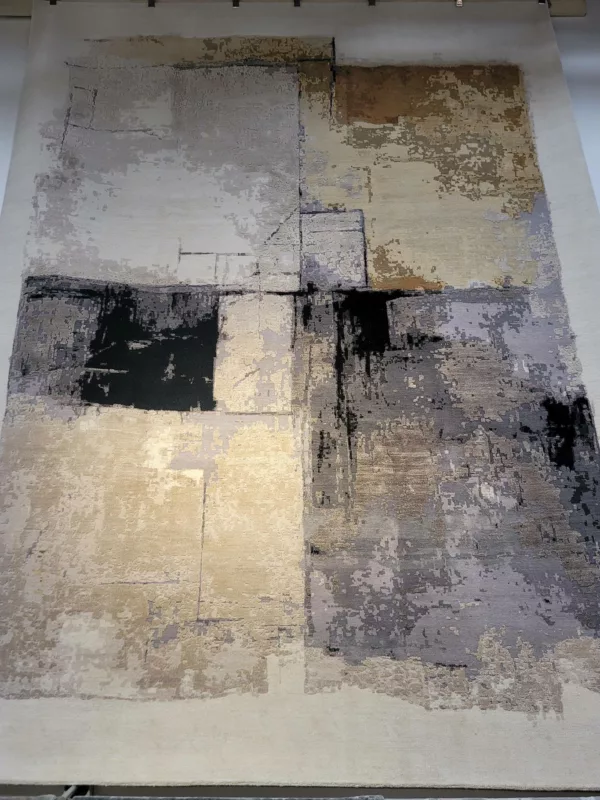 9' 01" x 11' 11" Wool & Silk Rug- 5949