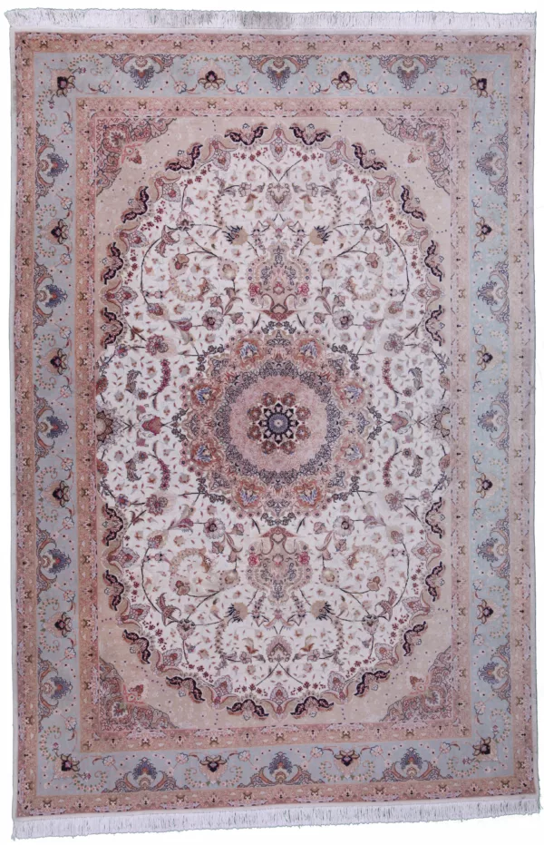 6' 09" x 9' 10" Wool & Silk Rug- 5431
